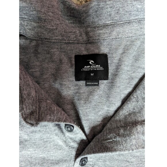 Gray Ripcurl Vaporcool Shirtsleeve Shirt size Men's Medium - Picture 3 of 4